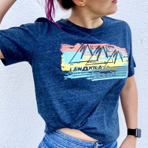 Lanakila organic cotton T Shirt Women Denim