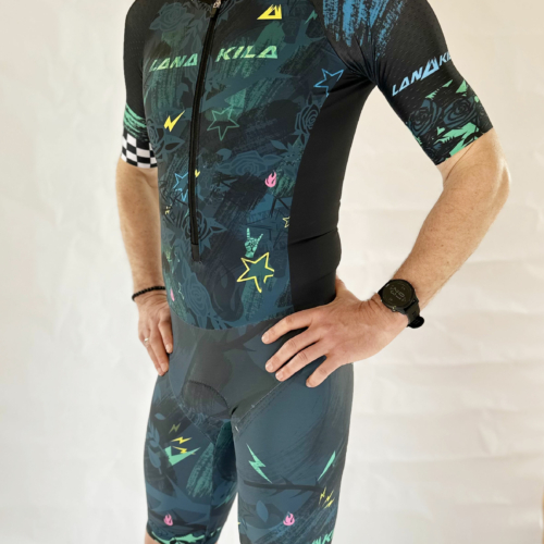LAnakila Men Aero Tri Suit - Triathlon Einteiler für Männer - Design Lets Rock