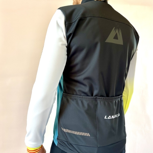 Thermo Bike Jacke Herren Wind/Wasserabweisend (Onyx Teal)