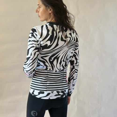 Damen Thermo Langarm Radtrikot Flow