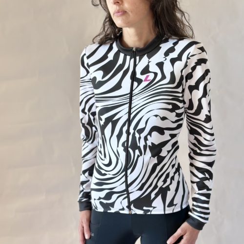 Damen Thermo Langarm Radtrikot Flow