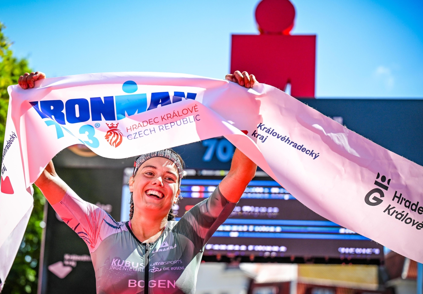 Bianca Bogen eins Ironman 70.3 in the new enhanced Lanakila Tri Suit
