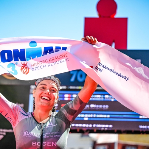 Bianca Bogen eins Ironman 70.3 in the new enhanced Lanakila Tri Suit