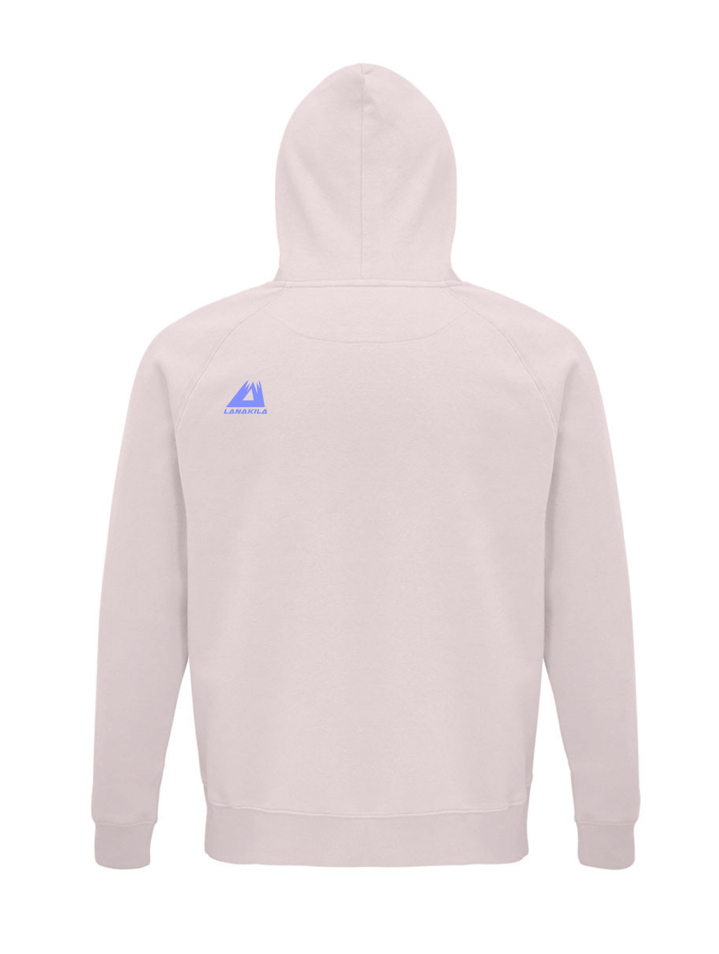 Organic Cotton Hoodie Pale Pink back Organic Cotton Hoodie Pale Pink back