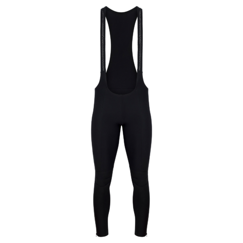 warm winter cycling bib tight with cargo pockets for men