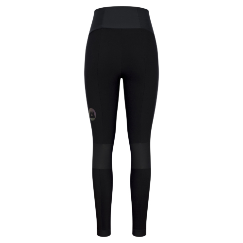 Wärmende Hose angeraut mit breitem Yoga Bund - back