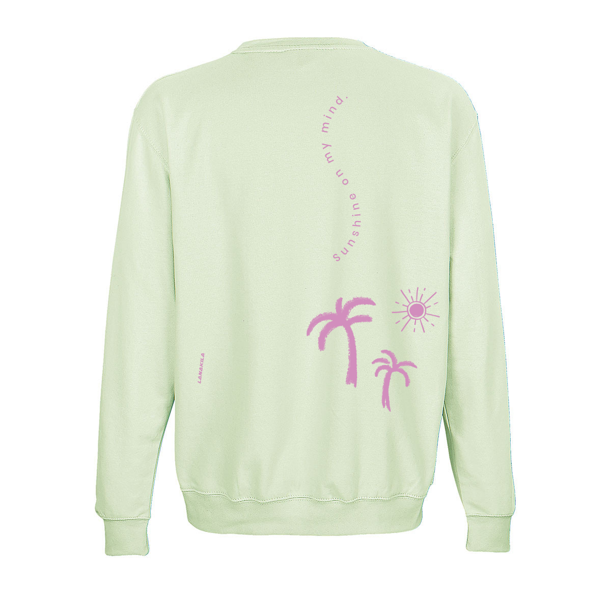 crewneck_creamygren_back_palme_lila crewneck_creamygren_back_palme_lila