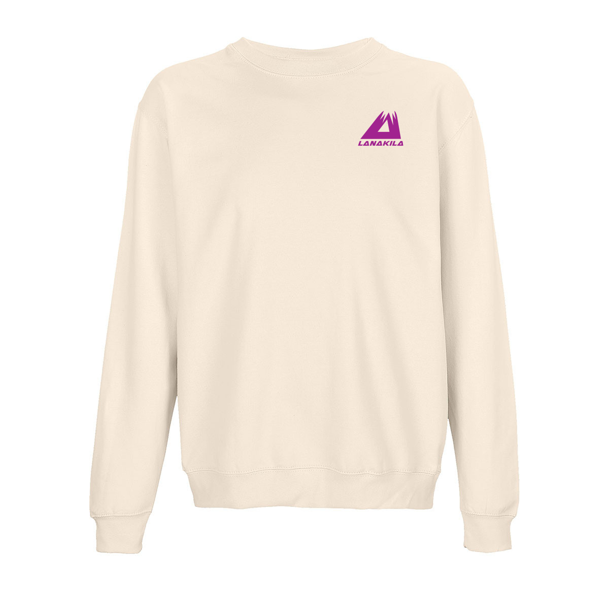 crewneck_creamypink_front_plumlogo crewneck_creamypink_front_plumlogo