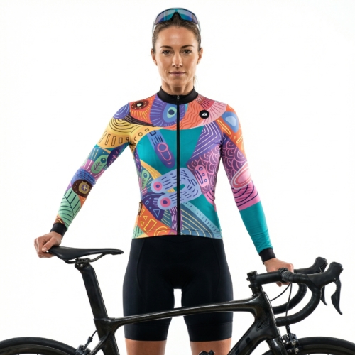 Colours of The World Thermo Longsleeve Bike Jersey