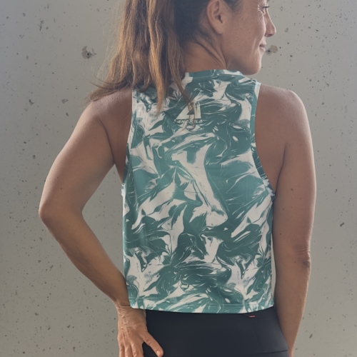 Running Singlet Woman Nature - Back