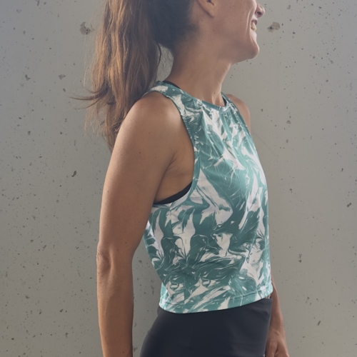 Running Singlet Woman Nature - Front
