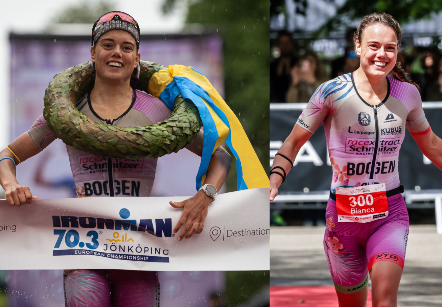 Bianca Bogen gewinnt den Ironman 70.3 Jönköping 2026 und sichert sich den Europameistertitel auf der Mitteldistanz.
