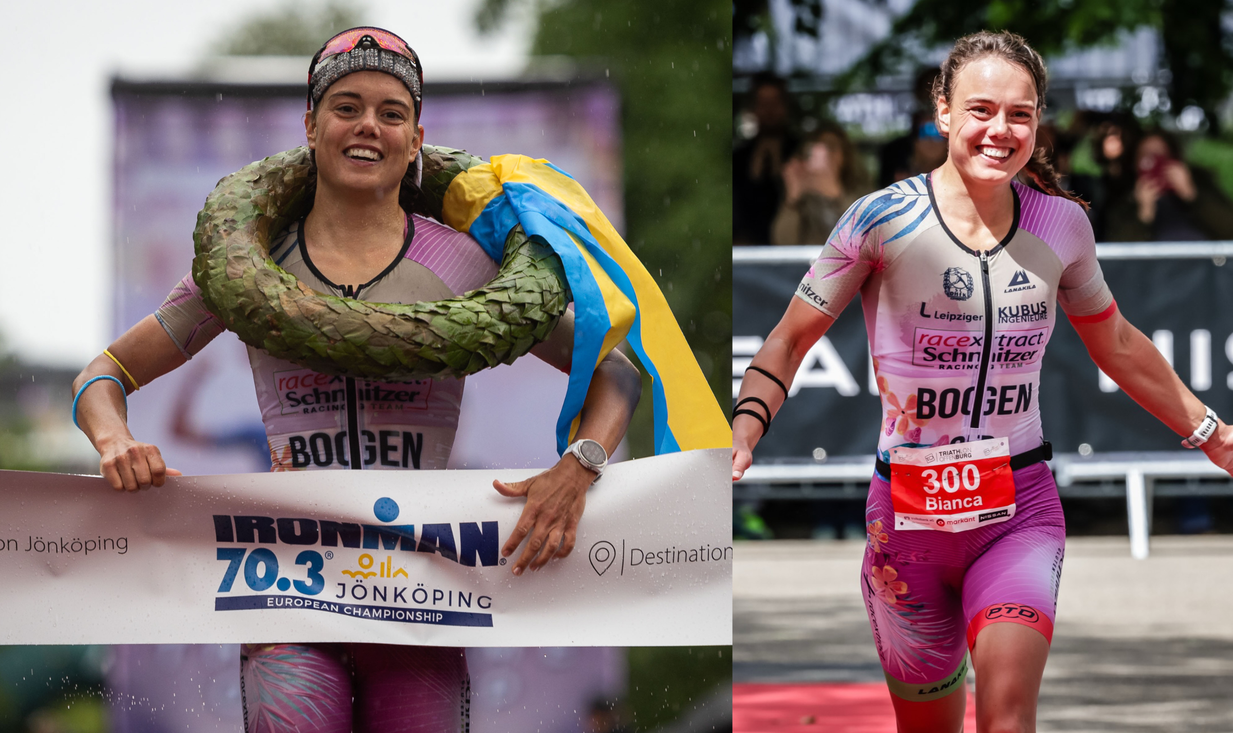Bianca Bogen gewinnt den Ironman 70.3 Jönköping 2026 und sichert sich den Europameistertitel auf der Mitteldistanz.