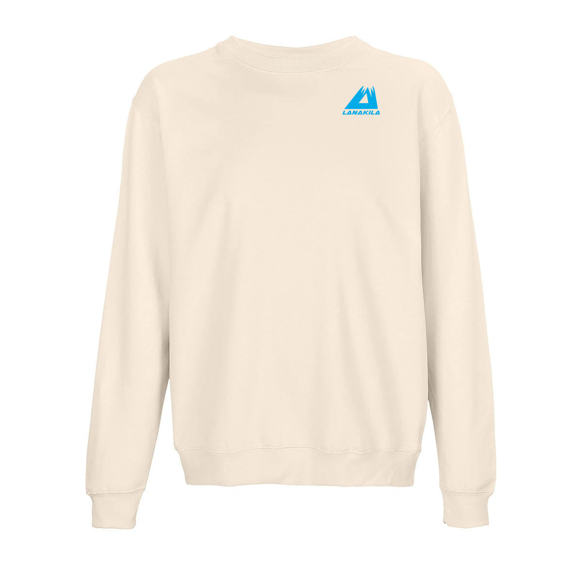 crewneck_creamyblue_no_pain_front crewneck_creamyblue_no_pain_front