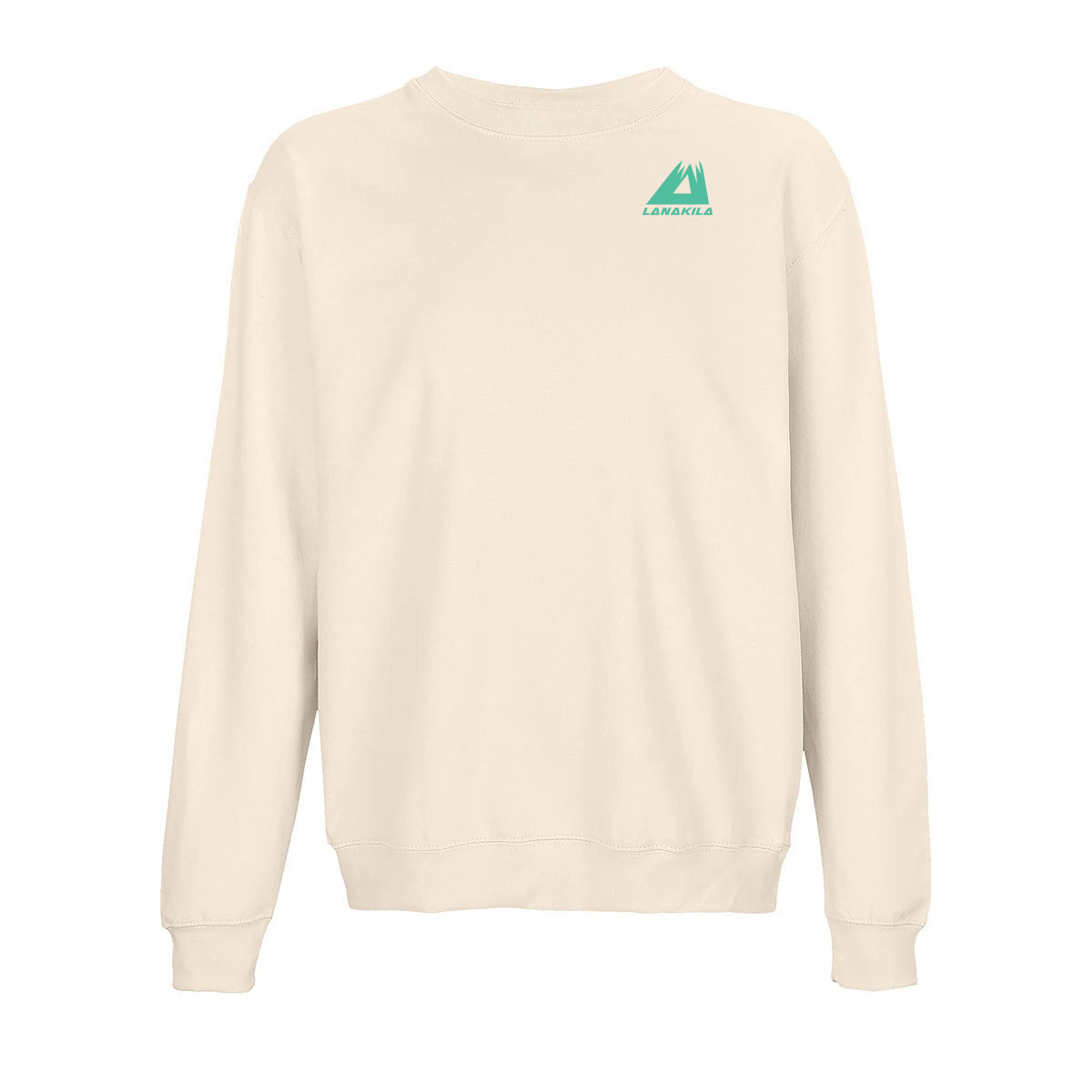 crewneck_creamygreen_no_pain_front crewneck_creamygreen_no_pain_front