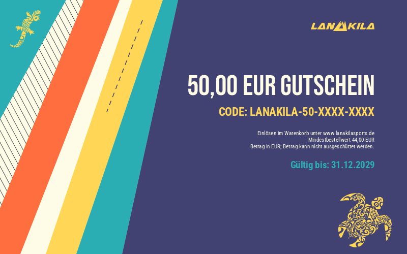 Gutschein-Design Aloha Bänder