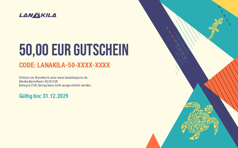 Gutschein-Design Aloha Geo Creme