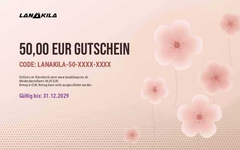 Gutschein-Design Aurora Blossom