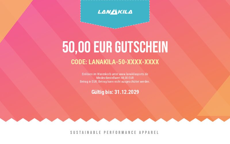 Gutschein-Design Banner Sunset