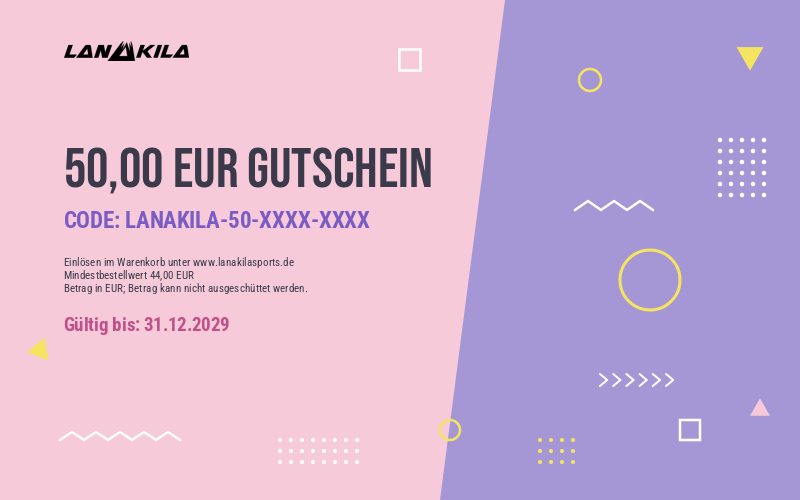 Gutschein-Design Memphis Pastell